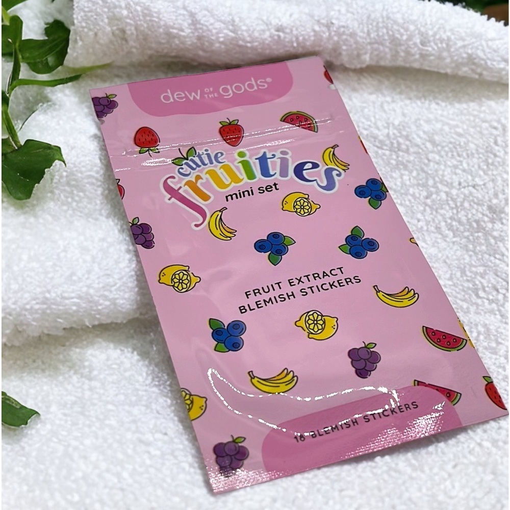 NWT DEW OF THE GODS Cutie Fruities Blemish Stickers - 18qty